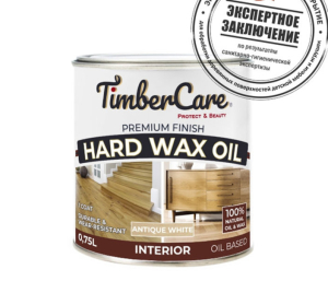 Защитное масло с твердым воском TimberCare Hard Wax Oil Белый мел 0,75л (4)