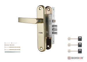 Замок врезной САМ ЗВ9-6 3кл. Золото (9)