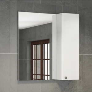 Зеркало-шкаф "Амстердам-75" белый глянец (1)