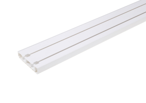 Карниз "Стандарт" 3,0м белый  2-х рядный без поворотов (5)