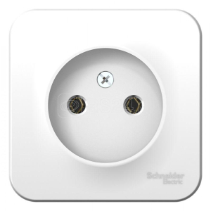 Розетка Белая 1-м ОП 16А IP20 250В без заземл.без защ. шторок с изолир. пласт Blanca (18)