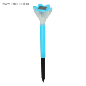 Садовый светильник на солнечной батарее Blue crocus. Серия Classic(_90_)