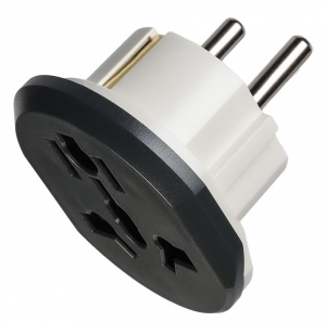 Универсальный переходник Smartbuy белый 16А 250В (SBE-16- S06-w)