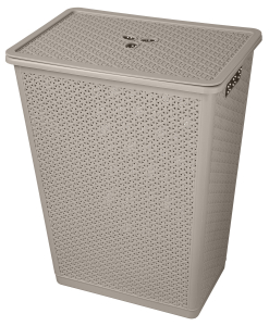 Корзина д/белья 48,0л 427*295*562мм "Wenge" Серый (8)