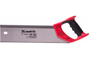 Пила по дереву обушковая для стусла, 350 мм, двухкомпонентная рукоятка// Matrix (36)