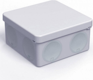 Коробка распред.о/п, 2К, HF, УФ 100х100х50мм IP66 (48 шт) цвет-серый