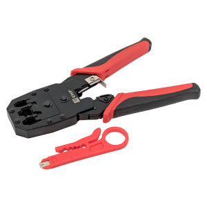 Кримпер для обжима и зачистки витой пары TERACOM TRC-NT12 EKF (50)