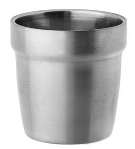 Стакан походный Maclay, 180 мл, нержавеющая сталь, двойное дно