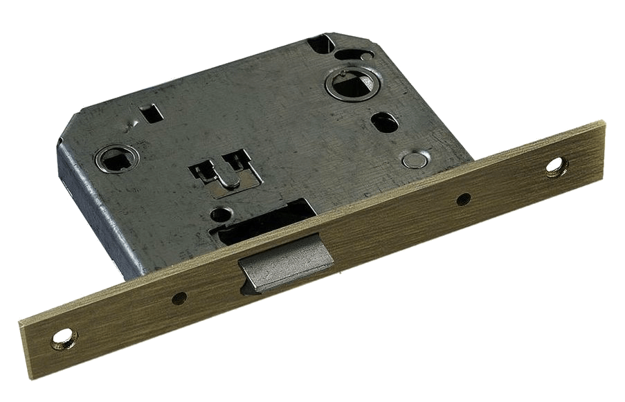 Защелка дверная сантех 2070 пластик яз., АВ бронза (60)