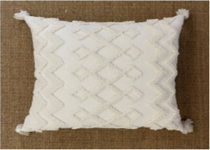 Подушка декоративная  45*45  Ромбы  бежевый