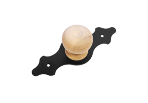 Ручка декоративная Домарт мод.3 (без лака), черный (10)