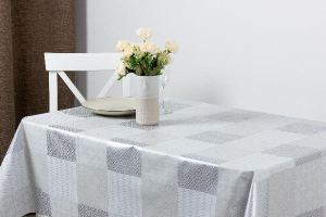 Клеенка Camelia 140 см арт. 375/9 Фортуна серебро(20м)