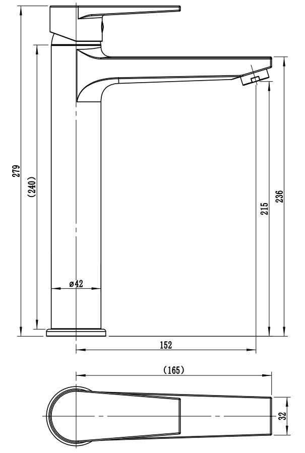 Смеситель Budapest для раковин, арт. BT25M2