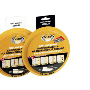 Двуст. вспен. лента 12мм*10м черная (150)