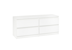 Тумба КАСТОР 4 ящика  RU белая
