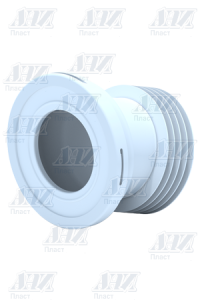 Фановая труба "Ани" 110 мм угол 14*короткая  (W 1228) (45)