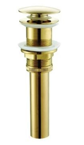 Донный клапан с переливом (золото) SL-107 (_100_)