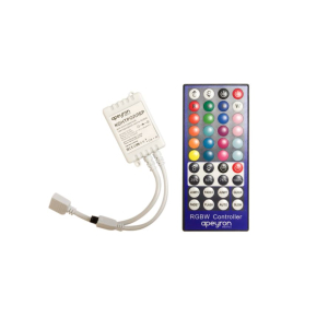 Контроллер для светодиодной ленты RGBW, 72/144Вт, 12-24В, 4*1.5A/канал, IP20, пульт кнопочный