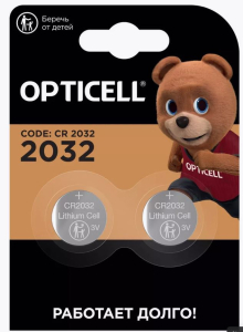 Батарейка 2032 2шт OPTICELL (_48_)