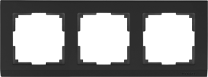 Рамка Stark Черный 3-х местная  Werkel W0031808 (10)
