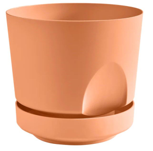 Кашпо "Тренд" (0,8л.) Цв. Карамельный (Арт. КШ-4158)