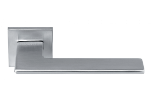 Ручка дверная MH-51-S6 SC, квадр накл 6мм, мат. хром (20)