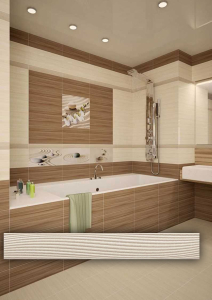 Бордюр Релакс песок беж. 67*500 (уп.12шт)