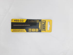 Сверло по мет HSS-Co 3,0 х61/33 ГРАНИТ (30)