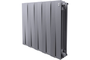 Радиатор биметаллические Royal Thermo PianoForte 500/Silver Satin - 10 секц. (Вт 180)(_1_)