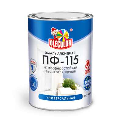 Эмаль ПФ-115 Бирюзовый 5кг Olecolor Глянцевая (4) купить в интернет магазине Вегос-М в Кяхте