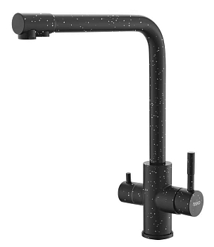 Смеситель для кухни, Granite Black, с подключением к фильтру Г-излив, арт.  GR 05 B(_10_)