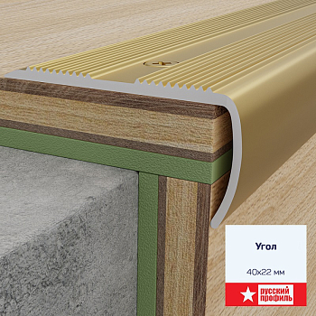 Угол 40*22 2,7 алюминий (10)